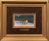 An Evening on a Canadian Lake, 1905 Collier's Print