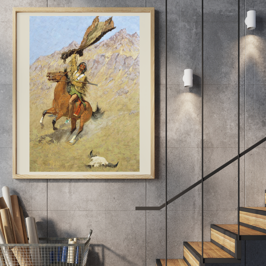 The Signal (If Skulls Could Speak) print – Frederic Remington Art