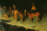 The Grass Fire, 1909 Collier's Print