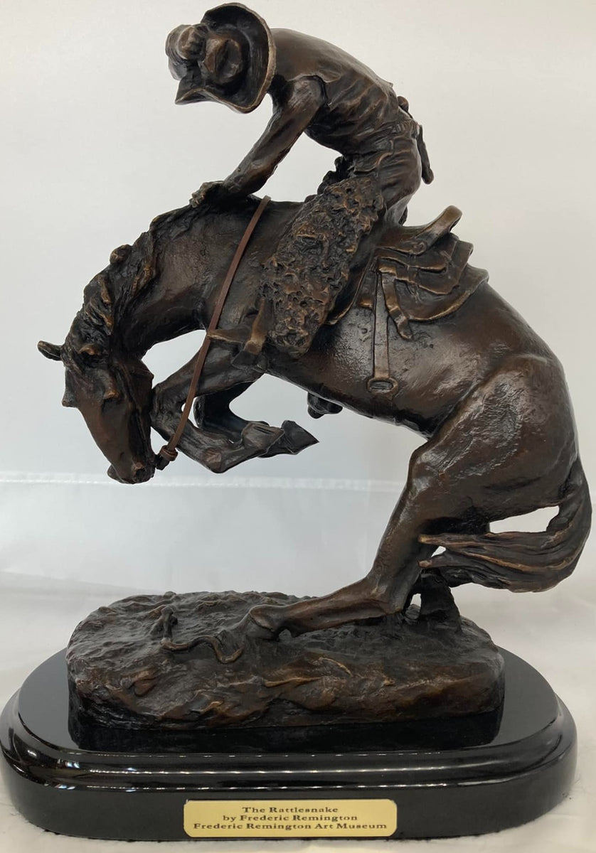 フレデリック・レミントン Frederic Remington 置物 金属製 The Rattlesnake – Frederic Remington Art Museum Shop