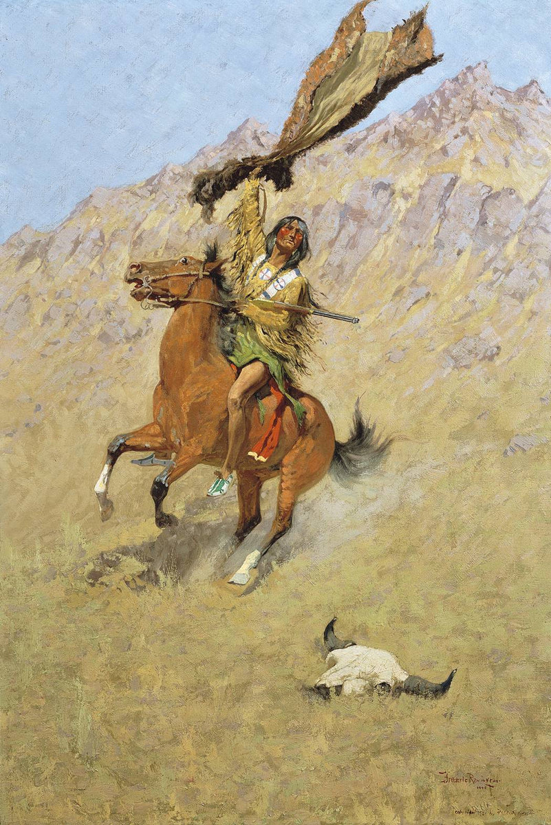 The Signal (If Skulls Could Speak) print – Frederic Remington Art