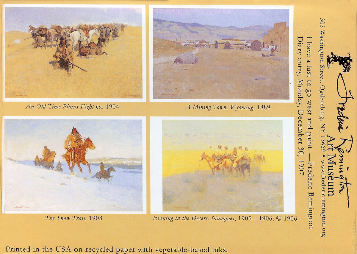 Western Scenes Box Set of Note Cards – Frederic Remington Art