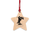 Wooden Remington Logo Ornaments