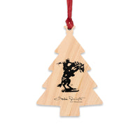 Wooden Remington Logo Ornaments