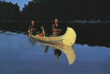 Framed/Unframed An Evening on a Canadian Lake, 1905 Collier's Print