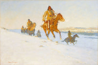 The Snow Trail 1908 print